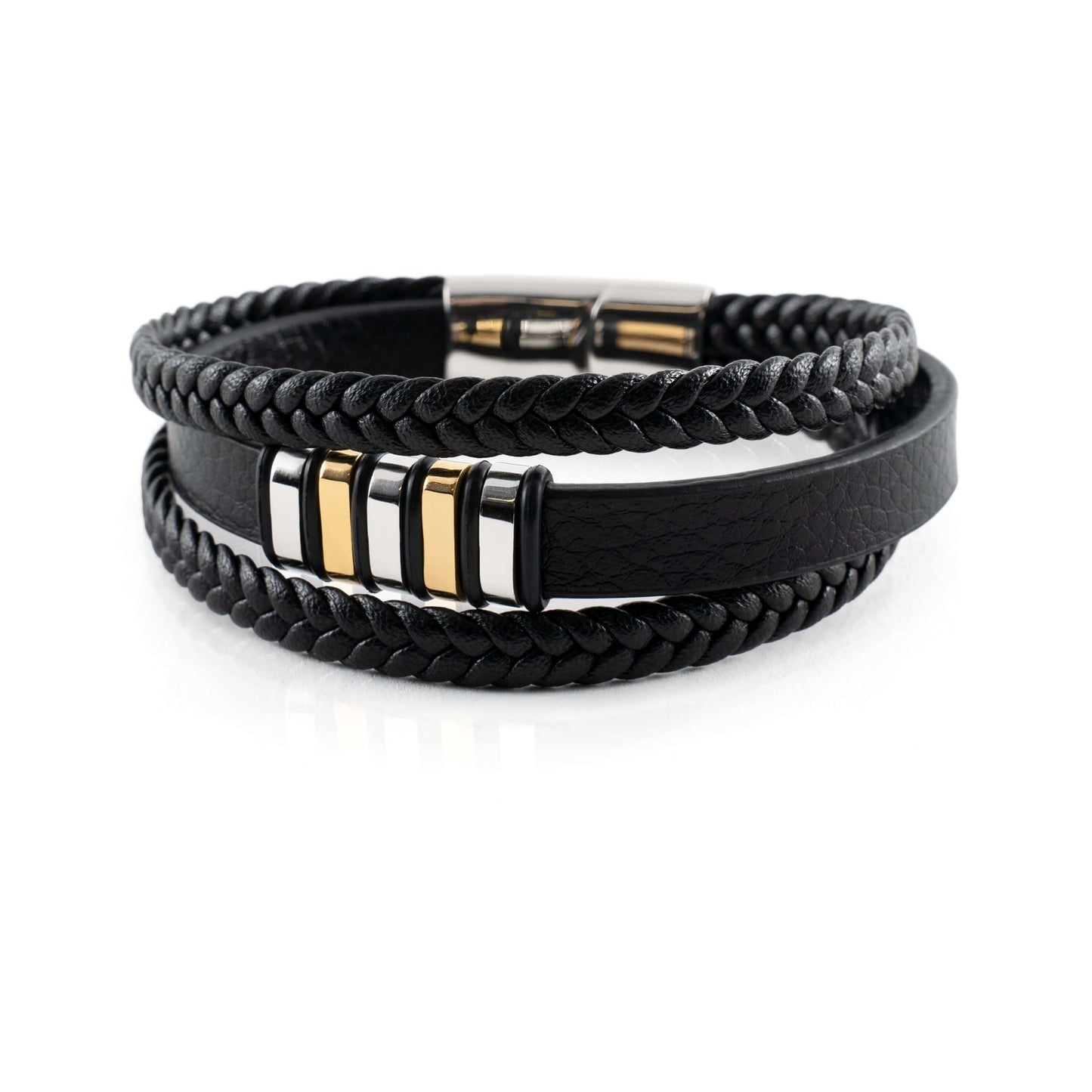 LeatherLux - Stijlvolle Echt Lederen Armbanden Voor Mannen