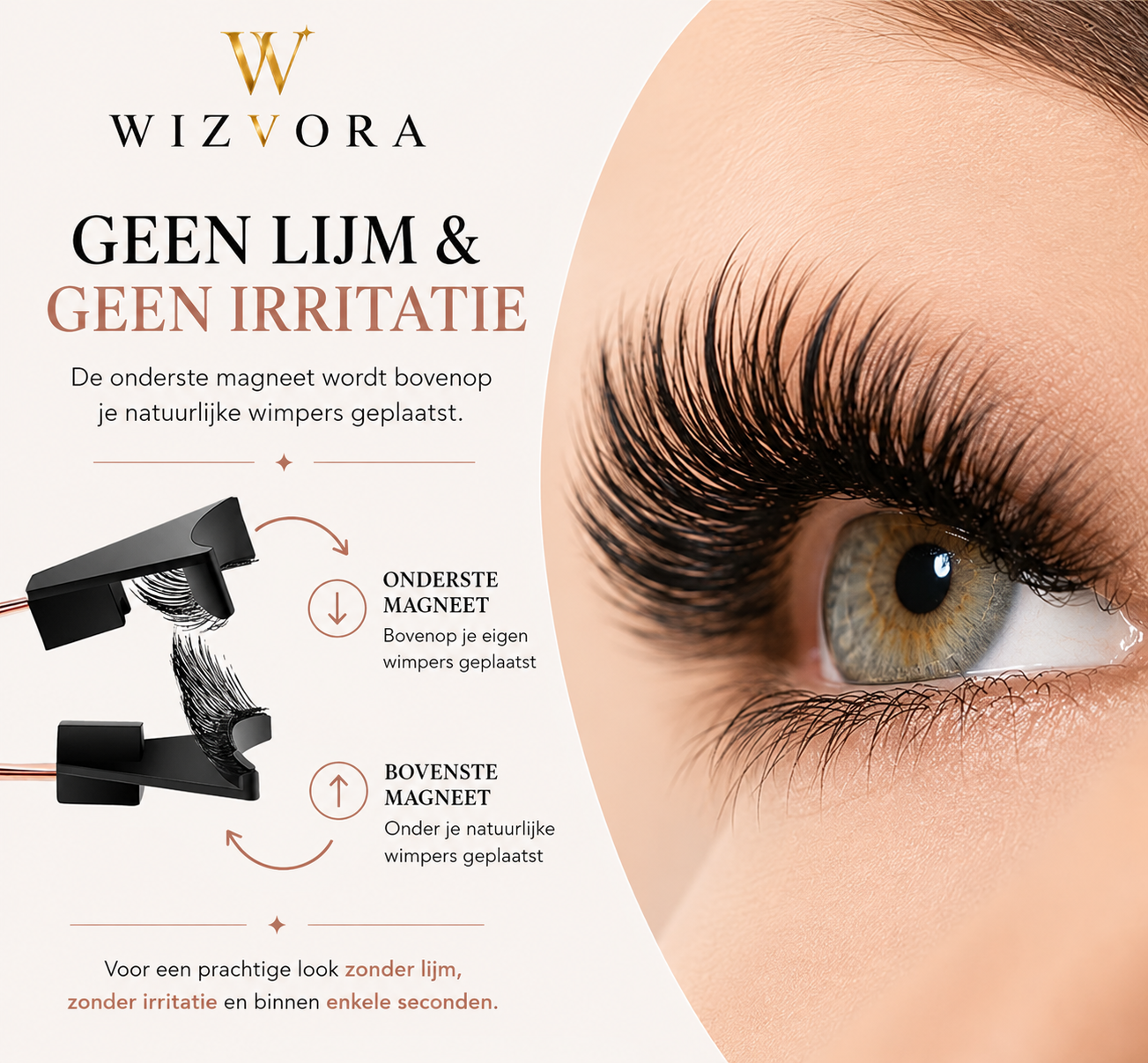 HiveGlow - Magnetische wimperset