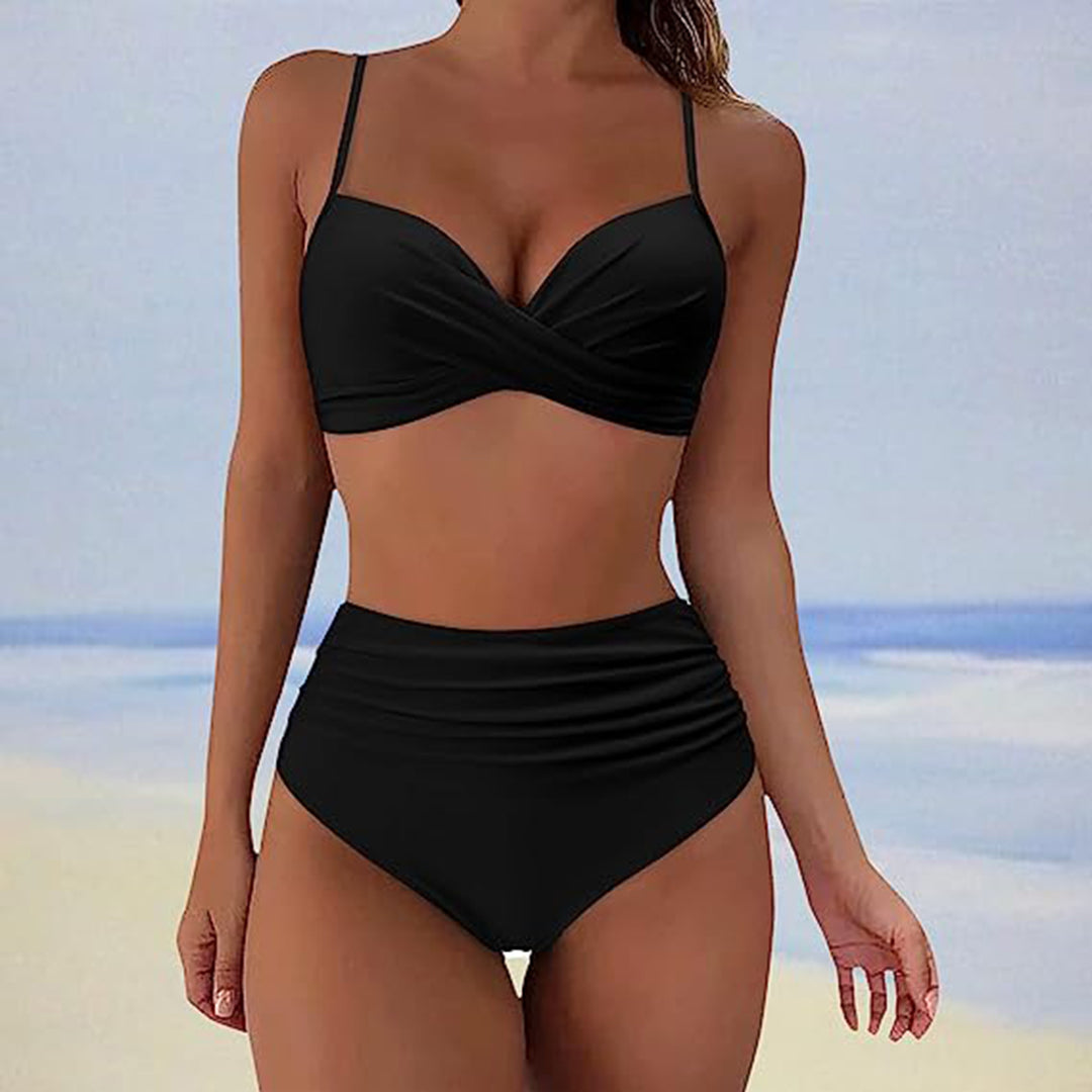 Curvisse© - Stijlvolle bikini met hoge taille