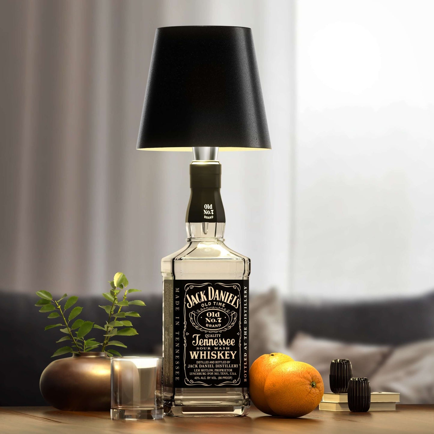 EcoGlow - Elegante LED-fleslamp voor duurzaam interieurdesign