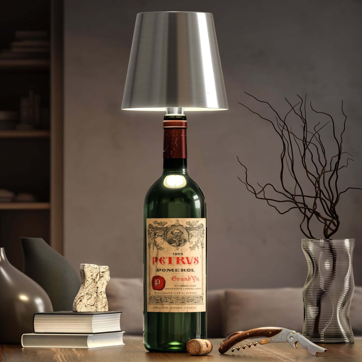 EcoGlow - Elegante LED-fleslamp voor duurzaam interieurdesign