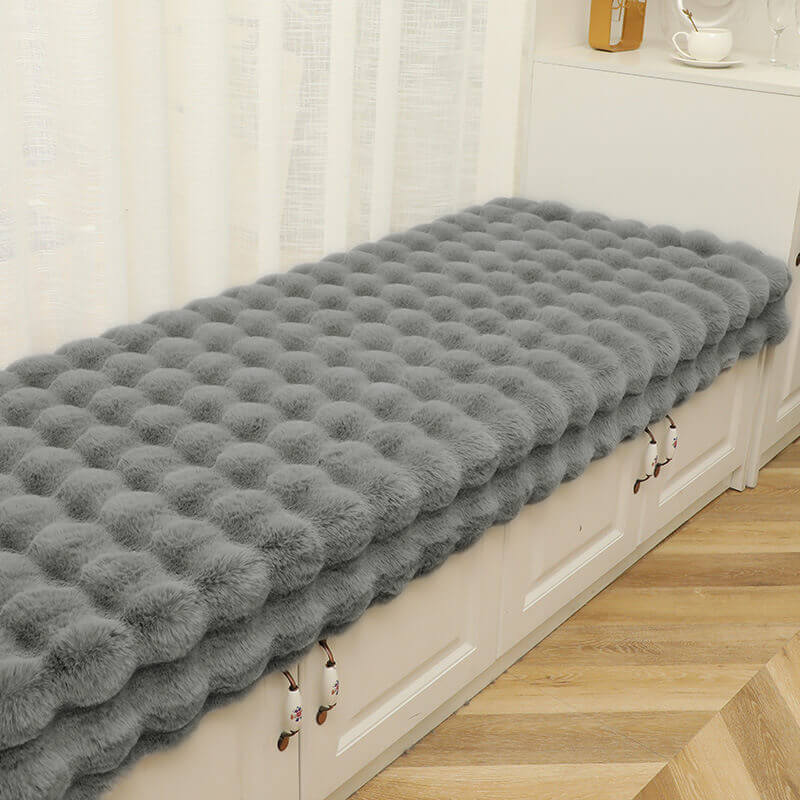 Gezellige Pluche Effen Kleur Antislip Bankhoes